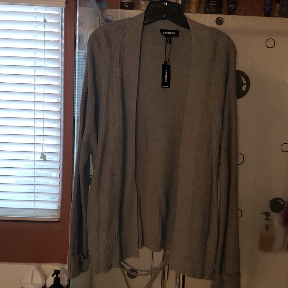 NWT EXPRESS Gray sweater